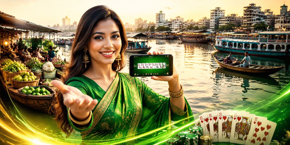 বরিশালে বাংলাদেশি মডেল cg222 - এ রামি খেলছেন মোবাইলে