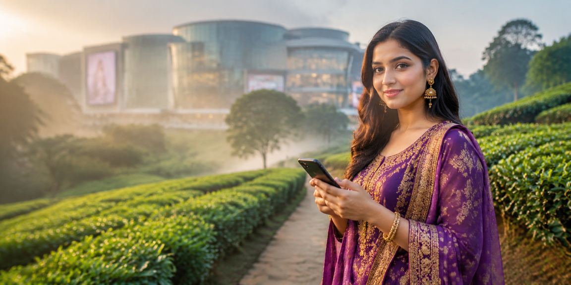 ঢাকায় মোবাইলে খেলাধুলার বেটিং উপভোগ করছেন একজন তরুণ বেটার